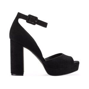 Sun + Stone Reemaa Block-Heel Platform Black 11 MSRP $98